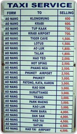 Getting Around Krabi Krabi Travel Transport Tips